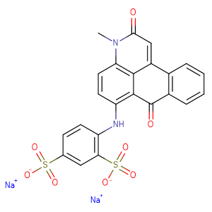 Disodium 4 2 7 Dihydro 3 Methyl 2 7 Dioxo 3H Naphtho 1 2 3 De