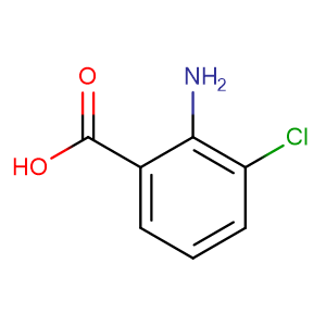 2-Amino-3-chloro-benzoic acid,CAS No. 6388-47-2.