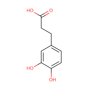 Dihydrocaffeic acid,CAS No. 1078-61-1.