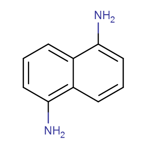 Naphthalene-1,5-diamine,CAS No. 2243-62-1.