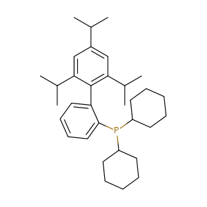 2-(Dicyclohexylphosphino)-2',4',6'-triisopropylbiphenyl,CAS No. 564483-18-7.