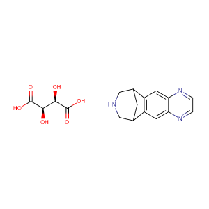 7,8,9,10-Tetrahydro-6,10-methano-6H-pyrazino[2,3-h][3]benzazepine(2R,3R)-2,3-dihydroxybutanedioate,CAS No. 375815-87-5.
