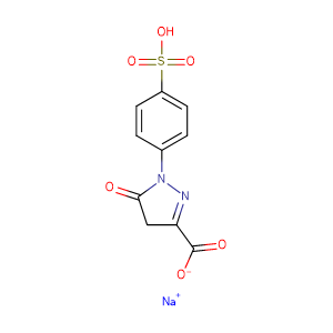Sodium 5-oxo-1-(4-sulfophenyl)-4H-pyrazole-3-carboxylate,CAS No. 52126-51-9.