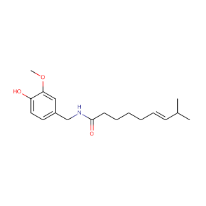 (E)-Capsaicin,CAS No. 404-86-4.