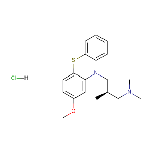 Levomepromazine hydrochloride,CAS No. 1236-99-3.