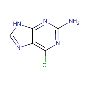 2-Amino-6-chloropurine,CAS No. 10310-21-1.