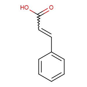 Cinnamic acid,CAS No. 621-82-9.