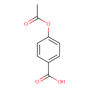 4-acetyloxy-benzoic acid,CAS No. 2345-34-8.