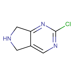 2-Chloro-6,7-dihydro-5H-pyrrolo[3,4-d]pyrimidine,CAS No. 954232-71-4.