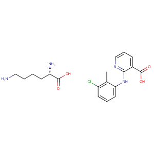 Clonixin lysine salt,CAS No. 55837-30-4.