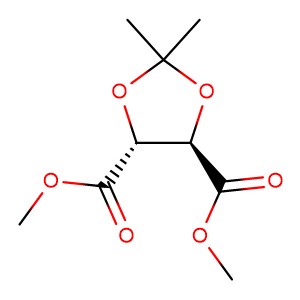 (-)-Dimethyl-2,3-O-isopropylidene-L-tartrate,CAS No. 37031-29-1.