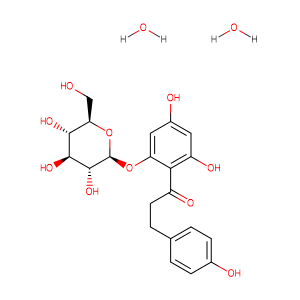 Phlorizin dihydrate,CAS No. 7061-54-3.