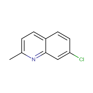 7-Chloro-2-methylquinoline,CAS No. 4965-33-7.