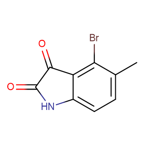 4-Bromo-5-methylindoline-2,3-dione,CAS No. 147149-84-6.