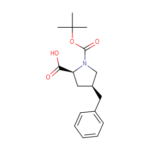 (2S,4S)-4-Benzyl-1-(tert-butoxycarbonyl)pyrrolidine-2-carboxylic acid,CAS No. 83623-78-3.