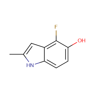 4-Fluoro-5-hydroxy-2-methylindole,CAS No. 288385-88-6.