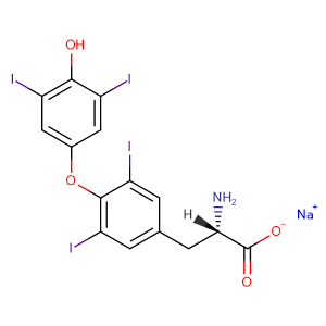 L-thyroxine sodium salt,CAS No. 55-03-8.