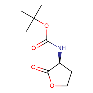 (S)-(-)-alpha-(Boc-Amino)-gamma-butyrolactone,CAS No. 40856-59-5.