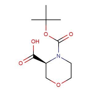 (S)-4-(tert-Butoxycarbonyl)morpholine-3-carboxylic acid,CAS No. 783350-37-8.