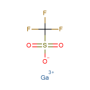 Gallium(III) trifluoromethanesulphonate,CAS No. 74974-60-0.