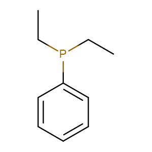 Diethylphenylphosphine,CAS No. 1605-53-4.