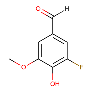 3-fluoro-4-hydroxy-5-methoxy benzaldehyde,CAS No. 79418-78-3.
