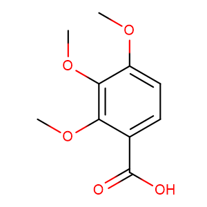 2,3,4-Trimethoxybenzoic acid,CAS No. 573-11-5.