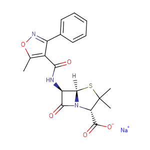 Oxacillin sodium salt,CAS No. 1173-88-2.