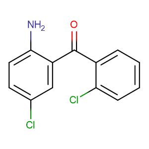 (2-Amino-5-chlorophenyl)(2-chlorophenyl)methanone,CAS No. 2958-36-3.