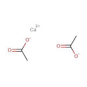 Calcium acetate,CAS No. 62-54-4.