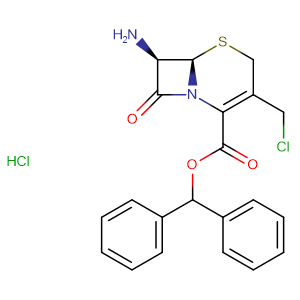 diphenylmethyl (6R,7R)-7-amino-3-(chloromethyl)-8-oxo-5-thia-1-azabicyclo[4.2.0]oct-2-ene-2-carboxylate hydrochloride,CAS No. 79349-53-4.