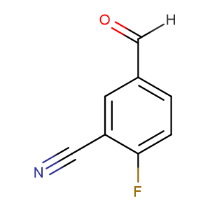 2-Fluoro-5-formylbenzonitrile,CAS No. 218301-22-5.