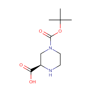 4-Boc-piperazine-2-carboxylic acid,CAS No. 192330-11-3.