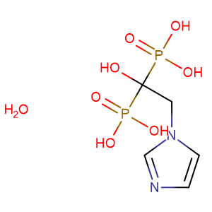 Zoledronic acid hydrate,CAS No. 165800-06-6.