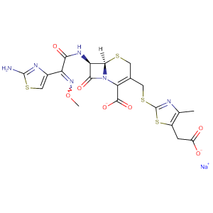Cefodizime sodium,CAS No. 86329-79-5.