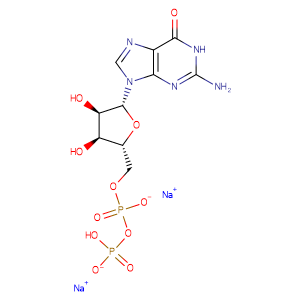 Guanosine-5'-diphosphate disodium salt,CAS No. 7415-69-2.