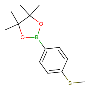 4 - Thioanisoleboronic acid pinacol ester,CAS No. 190788-58-0.