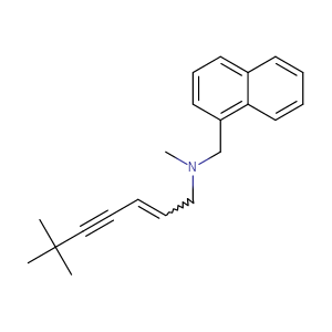 Terbinafine,CAS No. 91161-71-6.