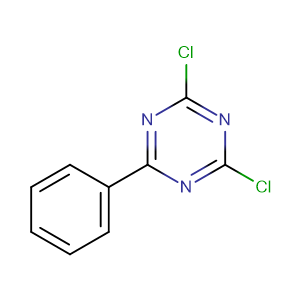 2,4-Dichloro-6-phenyl-1,3,5-triazine,CAS No. 1700-02-3.