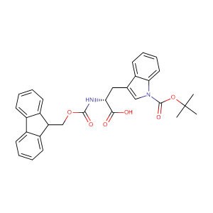 Fmoc-D-Trp(Boc)-OH,CAS No. 163619-04-3.