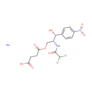 Chloramphenicol sodium succinate,CAS No. 982-57-0.