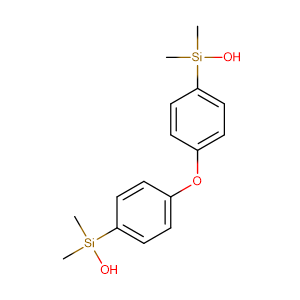 (Oxybis(4,1-phenylene))bis(dimethylsilanol),CAS No. 2096-54-0.