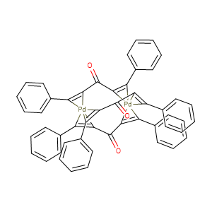 Tris(dibenzylideneacetonyl)bis-palladium,CAS No. 51364-51-3.