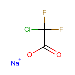 Sodium chlorodifluoroacetate,CAS No. 1895-39-2.
