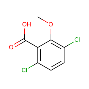 Dicamba,CAS No. 1918-00-9.