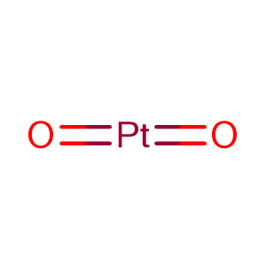 Platinum(IV) oxide,CAS No. 1314-15-4.