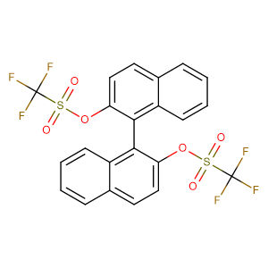 (R)-(-)-1,1'-Binaphthol-2,2'-bis(trifluoromethanesulfonate),CAS No. 126613-06-7.