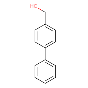 Biphenyl-4-ylmethanol,CAS No. 3597-91-9.