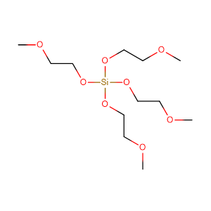 Silicic acid (H4SiO4), tetrakis(2-methoxyethyl) ester,CAS No. 2157-45-1.