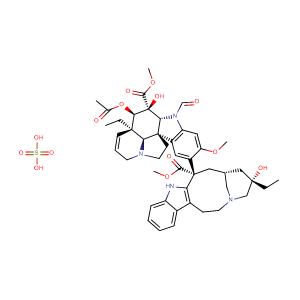 vincristine,CAS No. 2068-78-2.